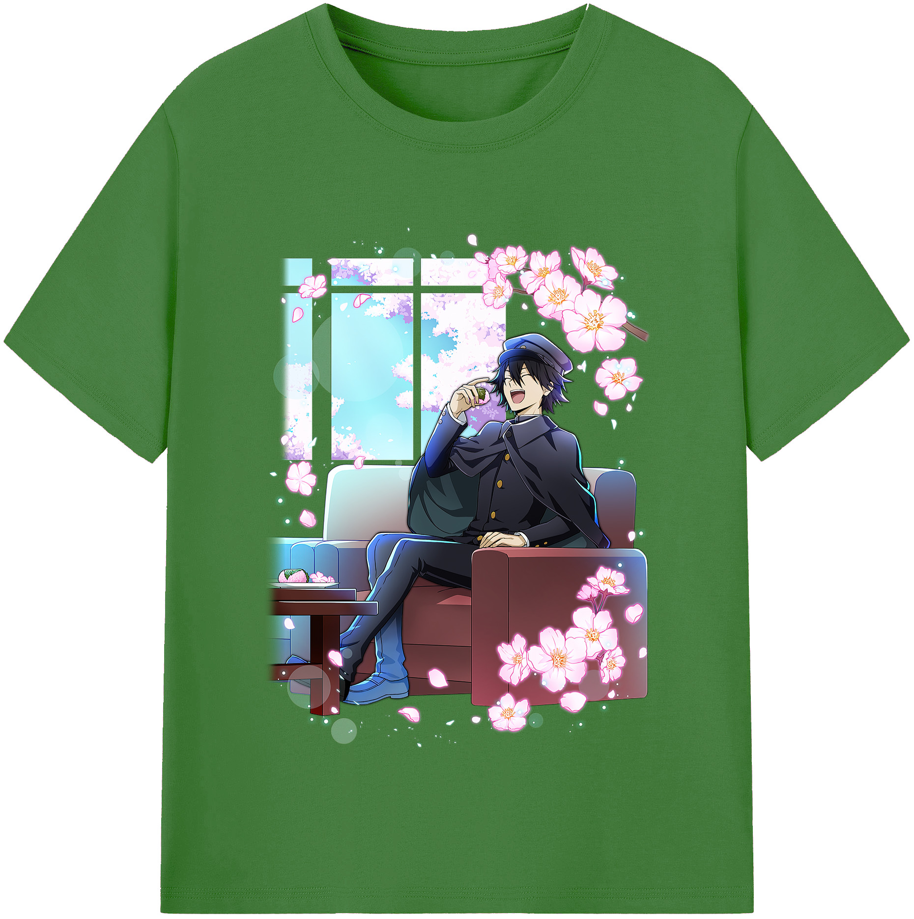 （画像用） 文豪ストレイドッグス Bungo Stray Dogs レディースカジュアルプリントTシャツ（綿100％）